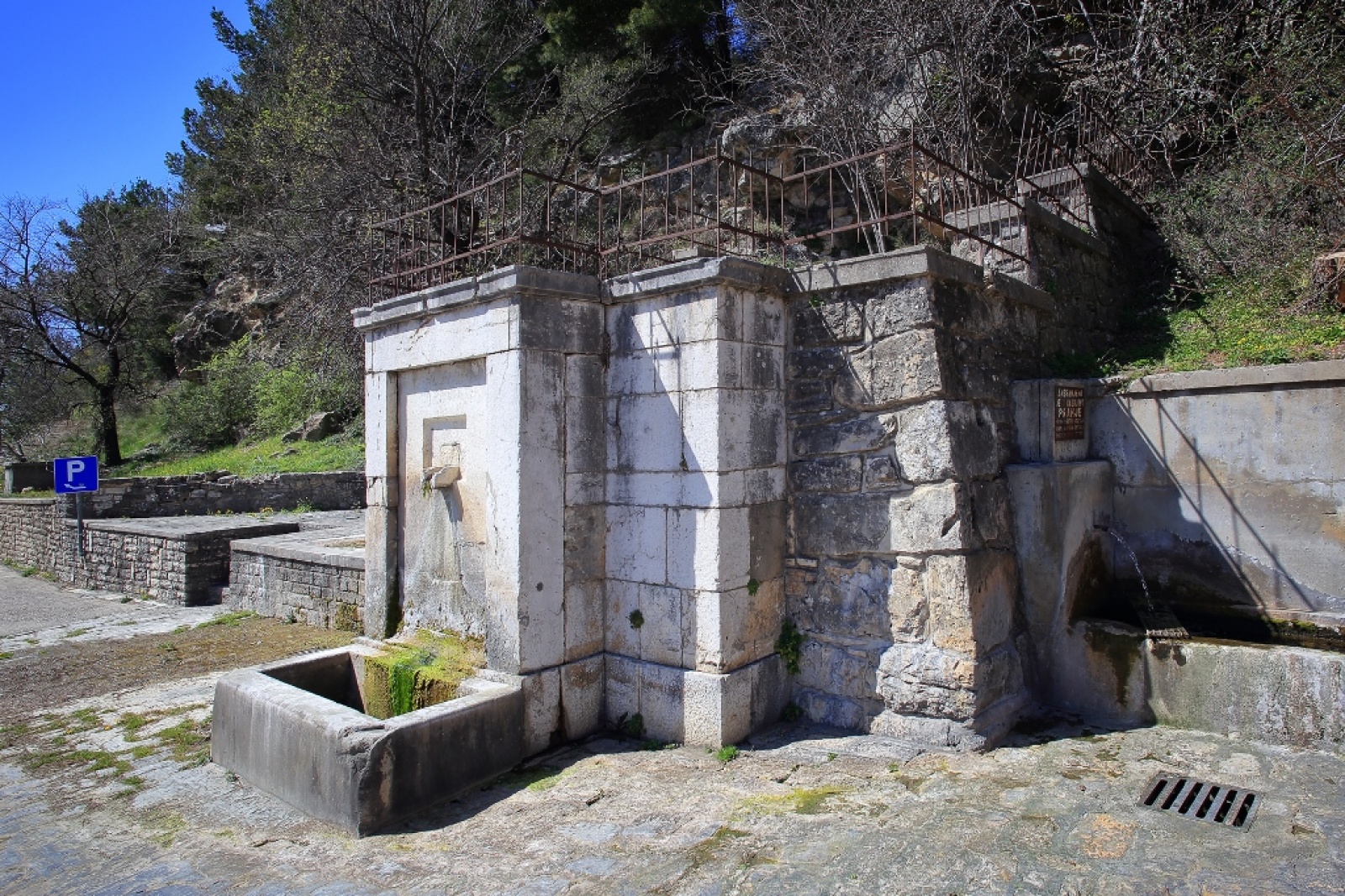 Source of drinking water in Šopot near Benkovac