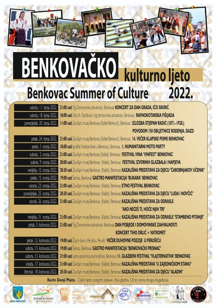 Benkovačko kulturno ljeto 2022.