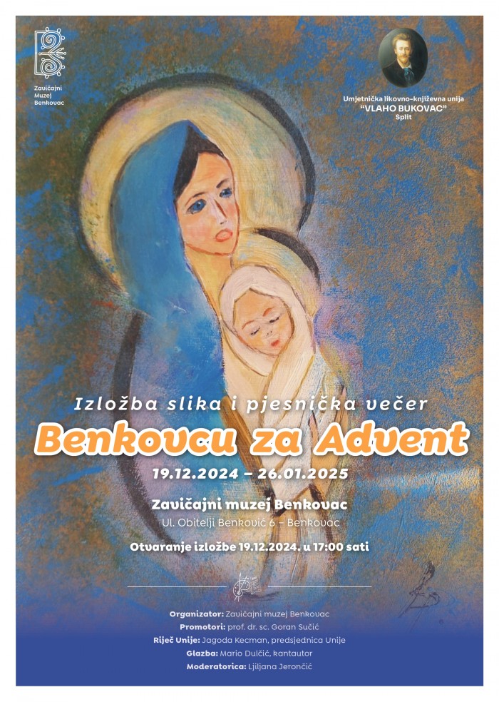 Izložba slika i pjesnička večer "Benkovcu za Advent"
