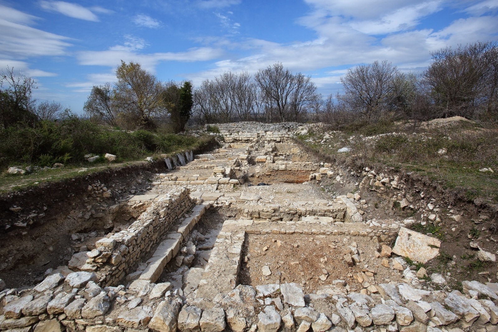 Remains of the Roman city of Nedinum in Nadin